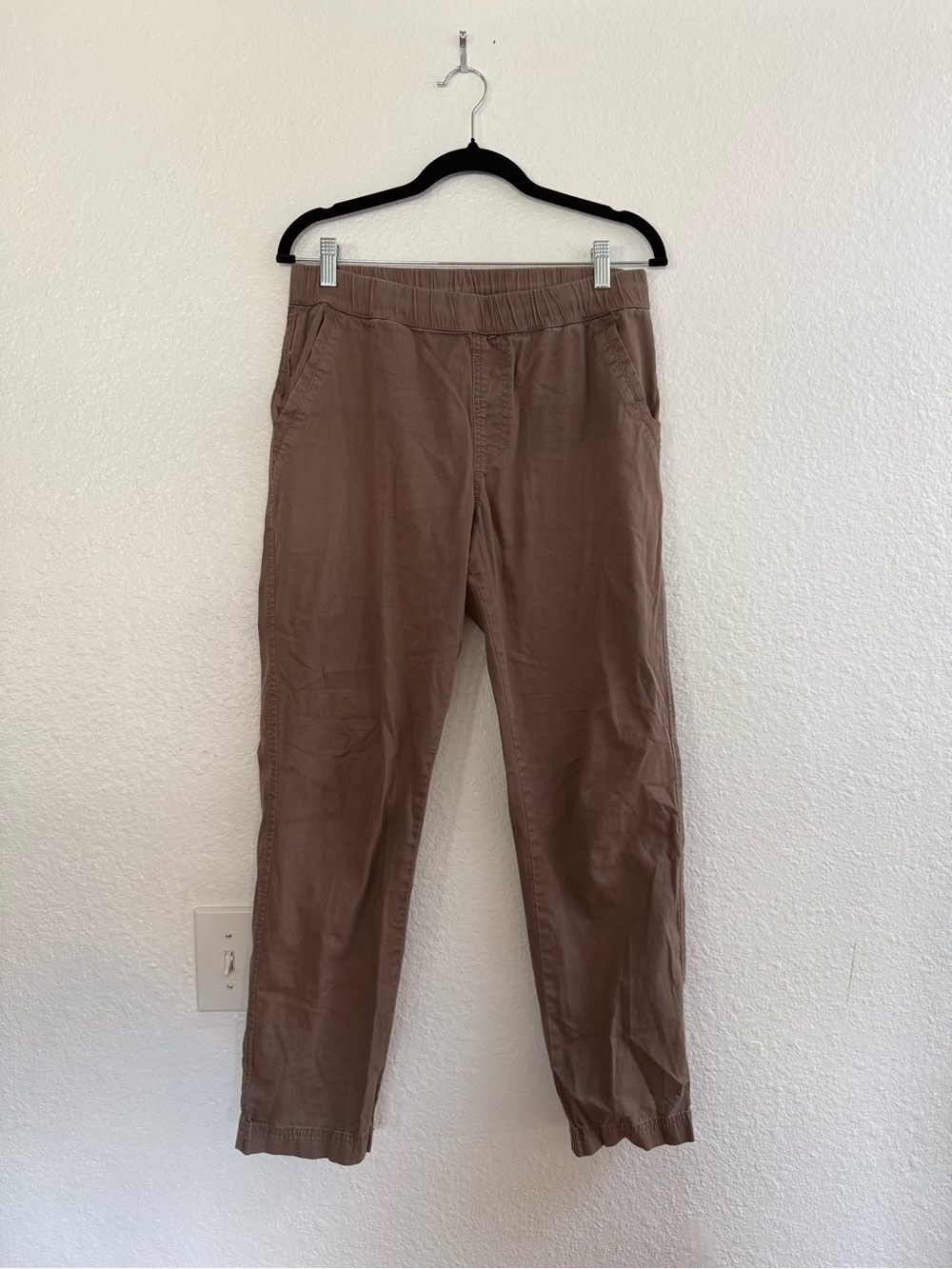 Pact Organic Cotton Straight Leg Pants Brown Size Small - Picture 3 of 5